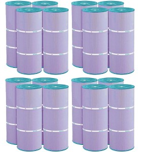 Hurricane Filters 16 Pack HF56SV-04 Platinum Purple Pool Filter Cartridge Replacement for PA56L, Hayward SwimClearC2030, CX481X RE PAK4 - 1 of 4