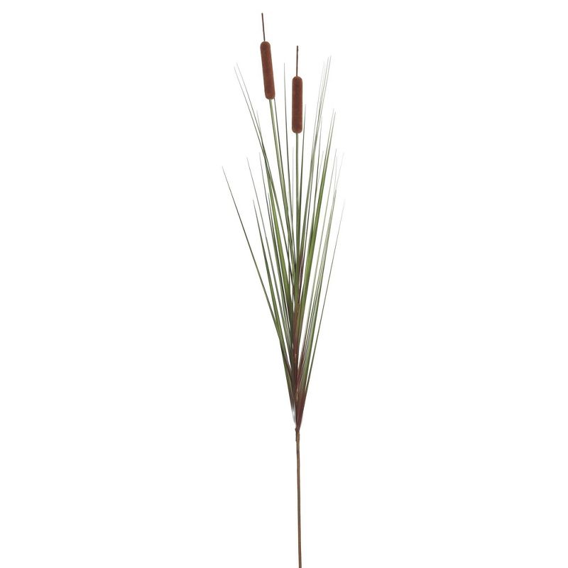 Artificial Grass with 6 Cattails Potted (36&#34;) Brown - Vickerman, 2 of 7