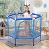 HFYee Kids Trampoline with Safety Options Indoor & Outdoor Bounce Fun for Children Multiple Sizes & Accessories - 3 of 4