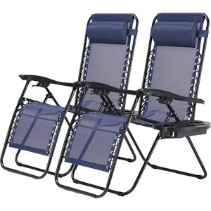 VYNXARIA 2 Set Zero Gravity Chairs ¨C Ultimate Relaxation Anywhere - 1 of 4