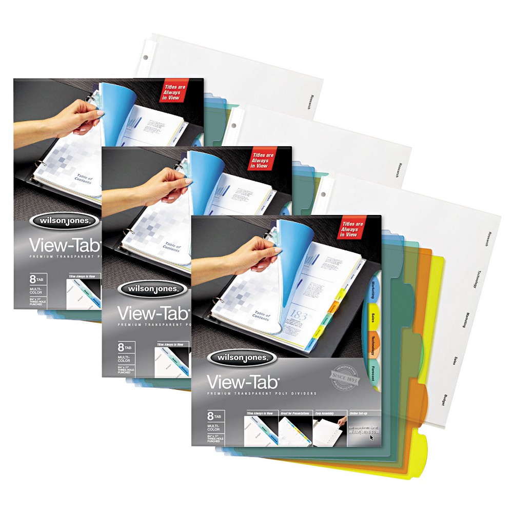 Wilson Jones Canvas Sectional Storage Post Binder For 81/2 X 51/2