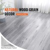 VEVOR Self Adhesive Vinyl Floor Tiles 36 x 6 inch, 20 Tiles 0.62mm Thick Peel & Stick, Light Gray Wood Grain DIY Flooring for Kitchen, Dining Room - 3 of 4