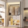Besiost 40-In Closet Organizer with Drawers, Freestanding Closet System - 2 of 4