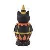 7.0 Inch Jester Jack Spooks Jar Black Cat Johanna Parker Figurines - 2 of 3