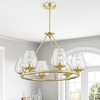 Livex Lighting Willow 6 - Light Chandelier in  Satin Brass - 3 of 4