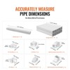 VEVOR Mini Split Line Set Cover 3-inch W 17.7Ft L, PVC Decorative Pipe Line Cover For Air Conditioner with 10 Straight Ducts, White - 3 of 4