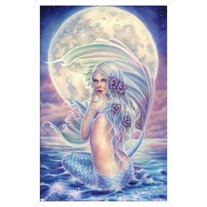 Trends International Selina Fenech - Moon Mermaid Framed Wall Poster Prints - 1 of 4
