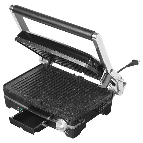 Hamilton Beach Panini Press Electric Grill Stainless Steel 25410 - Best Buy