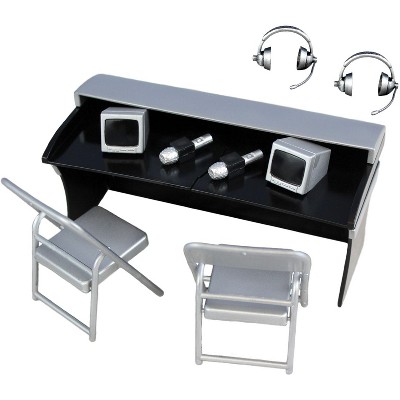 Commentators Playset Silver