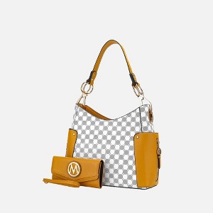 MKF Collection Penelope Circular Print Women’s Shoulder Bag with matching wallet by Mia K - 1 of 3