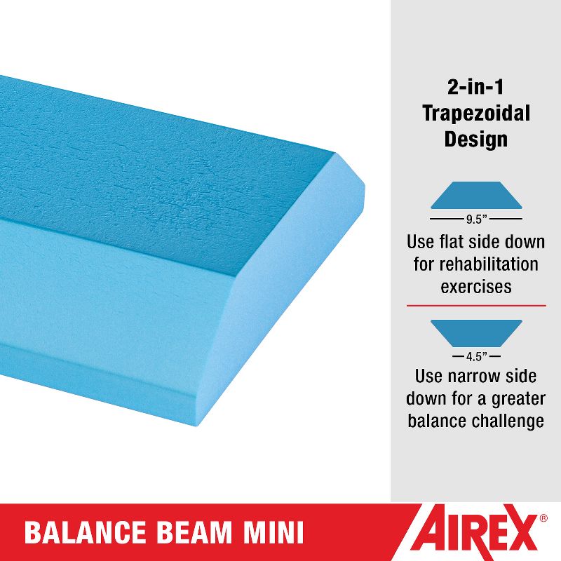 AIREX Balance Pad – Stability Trainer for Balance, Stretching, Physical Therapy, Mobility, and Core Non-Slip Closed Cell Foam Premium Balance Pad, 4 of 8