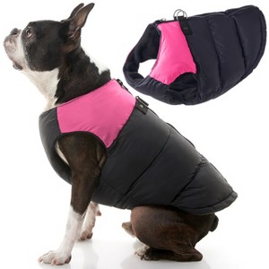 Gooby Padded Vest Dog Jacket Pink, Small - 1 of 1