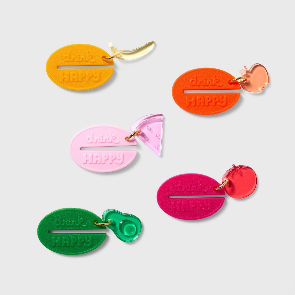 5ct Drink Markers - Tabitha Brown for Target