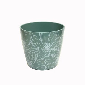 5″ Self-Watering Eco Bamboo Pot – Biodegradable Plastic-Free Planter - 1 of 4