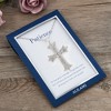 Anna-Kaci Silver Tone Crystal Rhinestone Cross Patonce Fashion Necklace with Message Card Envelope Jewelry Gift - 3 of 4