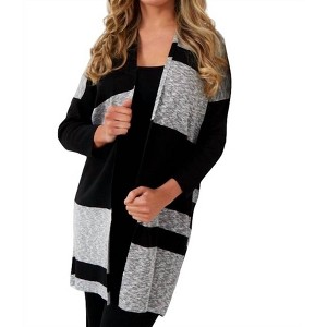 Women's Color Block Cardigan - ANGEL - 1 of 2