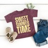 The Juniper Shop Sweet Summer Time Block Distressed Toddler Short Sleeve Tee - 2 of 4
