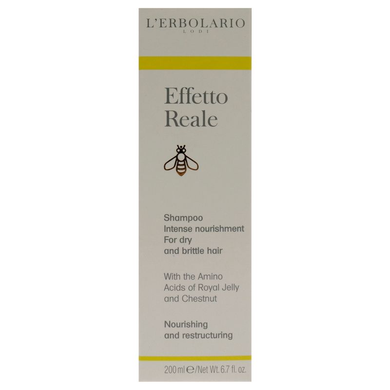 Effetto Reale Intense Nourishment Shampoo by LErbolario for Unisex - 6.7 oz Shampoo, 6 of 8