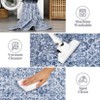Vintage Printed Area Rugs Non-Slip Oriental Distressed Accent Carpet - 2 of 4