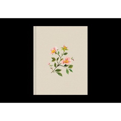 ESV Single Column Journaling Bible (Cloth Over Board, Rosehip Design) - (Hardcover)