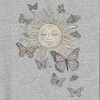 Juniors Womens Lost Gods Monarch Butterfly Sun T-Shirt - 2 of 4