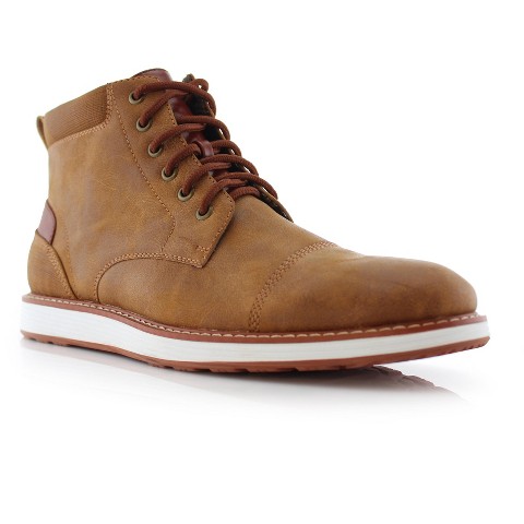Ferro Aldo Mens Birt MFA506027 Casual Mid-Top Sneaker Boots, in Honey Brown, Size 10
