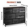8 Drawer Dresser for Bedroom, Fabric Storage Unit, Large Drawer Chest for Entryway & Living Room - 3 of 4
