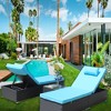 Gulches Outdoor Chaise Lounge Set of 2, Stylish and Comfortable, Perfect for Poolside or Patio, Weather-Resistant Design for Summer Relaxation - 3 of 4