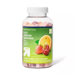 Calcium Gummies - Orange, Strawberry & Cherry - 100ct - up & up™