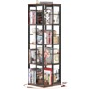 Aheaplus 4-tier Rotating Bookshelf, Frerstanding Corner Bookcase with Storage - 4 of 4