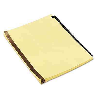 UNIVERSAL Leather-Look Mylar Tab Dividers 31 Numbered Tabs Letter Black/Gold Set of 31 20822