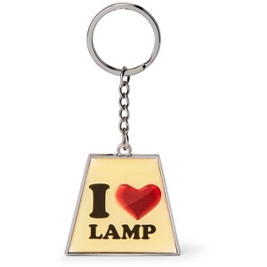 Seven20 Anchorman The Legend of Ron Burgundy "I Heart Lamp" Keychain - 1 of 4