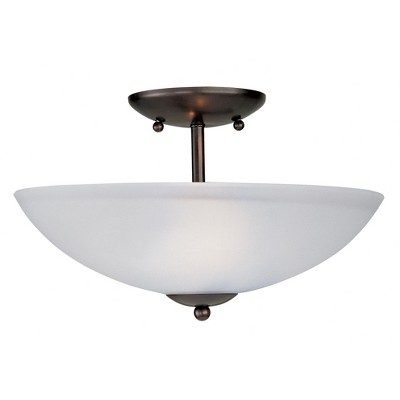 Maxim Lighting Logan 2 - Light Semi-Flush Mount in  Oil Rubbed Bronze
