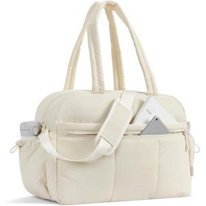 CLUCI Bag for Travel, Gym Bag for Women, Puffer Tote Small Carry On Bag, 30L Bags with Wet Pocket - 1 of 4