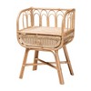 bali & pari Panchali Modern Bohemian Natural Brown Rattan Nightstand - 2 of 4