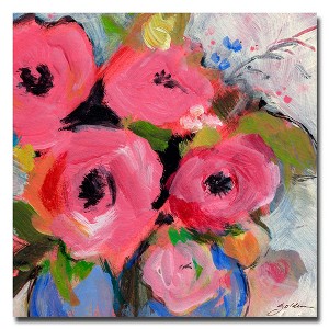 Sheila Golden 'Bouquet in Pink' Canvas Art - 1 of 2