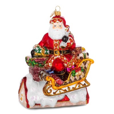 Huras Family 7.0 Inch Santa Has Landed Cl Prototype Christmas Ornament Tree Ornaments