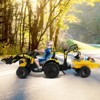 Infans 3-in-1 Kids Ride On Excavator Bulldozer 12V Electric Tractor Remote w/ Trailer - 3 of 4