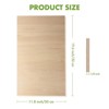 Robotime 3D Puzzles 6 Pcs Basswood Sheets Basswood for Laser Cutting Thin Wood Sheets for Craft Wood Board Projects, Multicolored, 11.81"*19.69"*0.79" - 3 of 4