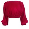 VENUS Womens Plisse Billow Top - 4 of 4