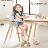 Fodoss 3-in-1 Wooden High Chair for Babies and Toddlers,Convertible Easy Clean Infant Highchair,Modern Design Silla para Comer De Bebe - 4 of 4