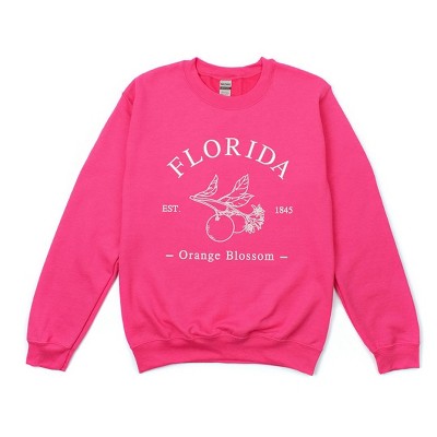 Simply Sage Market Women's Graphic Sweatshirt Embroidered Florida Orange Blossom