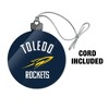 University of Toledo Official Logo Acrylic Christmas Tree Holiday Ornament - 3 of 4