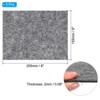 Unique Bargains Square Soft Adhesive Non-slip Anti-scratch Furniture Lamp Base Felt 5 Pcs - 2 of 4