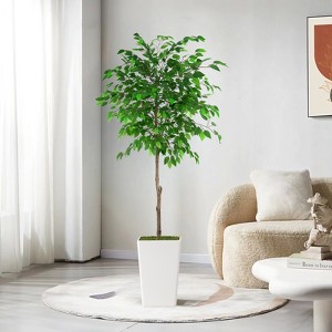 Artificial Ficus Tree, Ideal for Home Decor and Housewarming Gift - 1 of 4