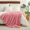 Cozy Bliss Plush Faux Fur Blanket, Ultra Soft Throw - 3 of 4
