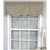 RLF Home Gee Regal 100% Cotton with Fully Lined 3" Rod Pocket Valnance for Windows 50" x 17" Gray - 2 of 4