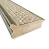 34" x 28" Non-Beveled Trellis Silver Wood Wall Mirror - Amanti Art: Modern Rectangular, Includes Mounting Hardware - 2 of 4