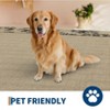 Modern Washable Rugs Bordered Floral Rug, Foldable Indoor Carpet Ultra-Soft Abstract Floor Cover - 4 of 4