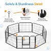 MyDepot Dog Playpen Suitable for Yards, Camping, RVs, Indoor/Outdoor Small/Medium/Large Pet Exercise Fences - 3 of 4